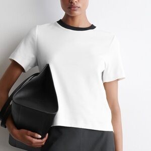 Cos Clean Cut Regular T-Shirt Black And White